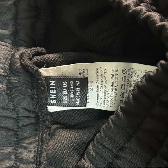 Black Wrap Skirt with Ribbon Ties - Picture 2 of 2